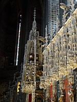 Albi, Cathedrale Ste Cecile, Grand choeur de la nef, Sculpture